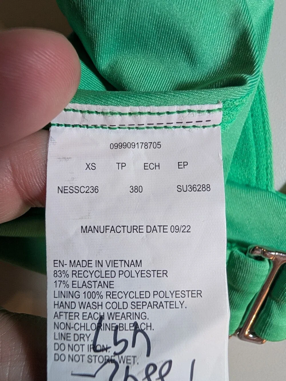 Nike Woman's XS Mint Green Racerback Swim Top NWT